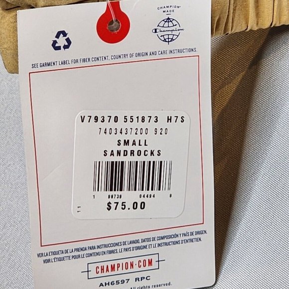 Champion Men's 1/3 Zip Pullover Windbreaker Jacket - Picture 4 of 4